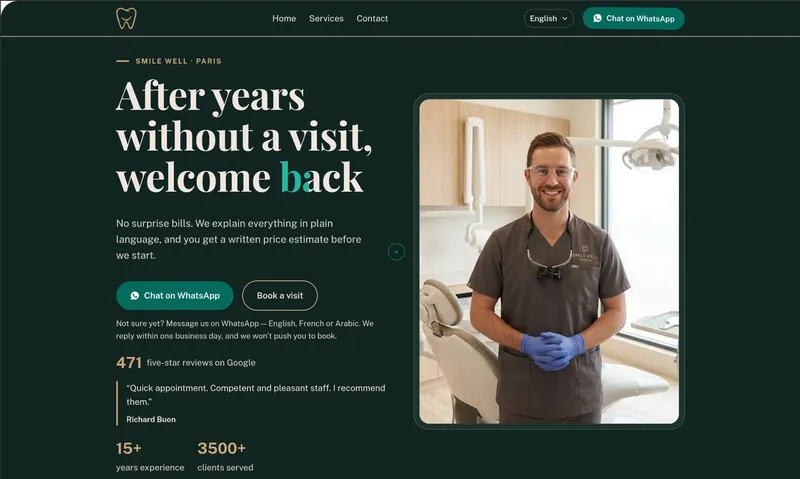 See a live example. — smile-well.site